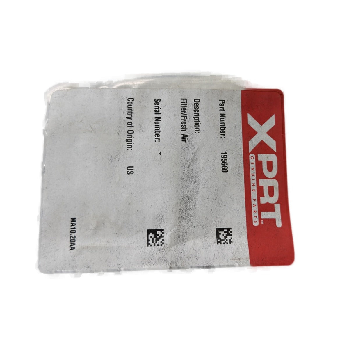 XPRT 195660 Cab Air Filters