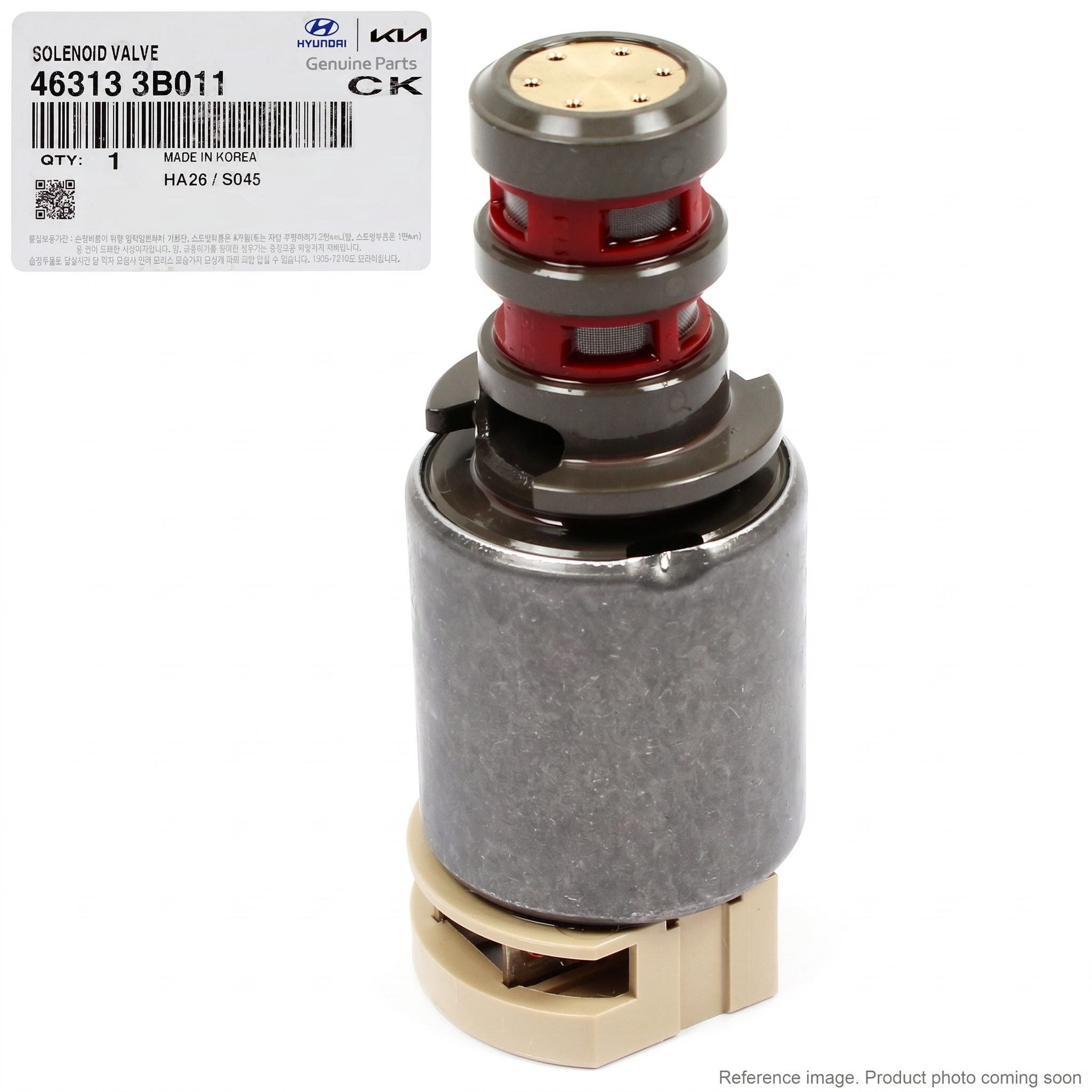 Hyundai 21Q839100 Solenoid Valve alternate angle product photo | stocked in BC, ships Canada-wide
