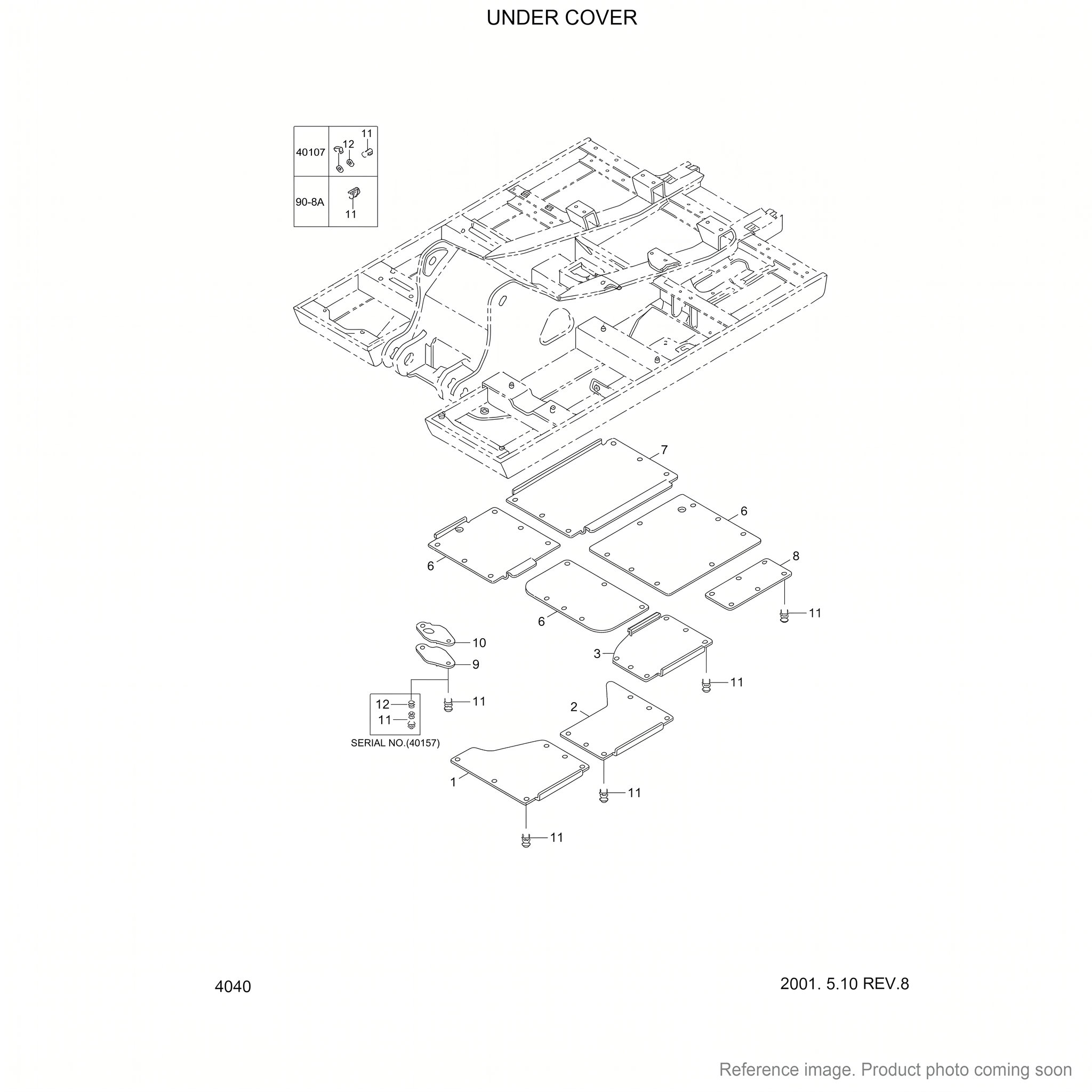 Hyundai 31E64011 Cover-L/Gauge alternate angle product photo | stocked in BC, ships Canada-wide