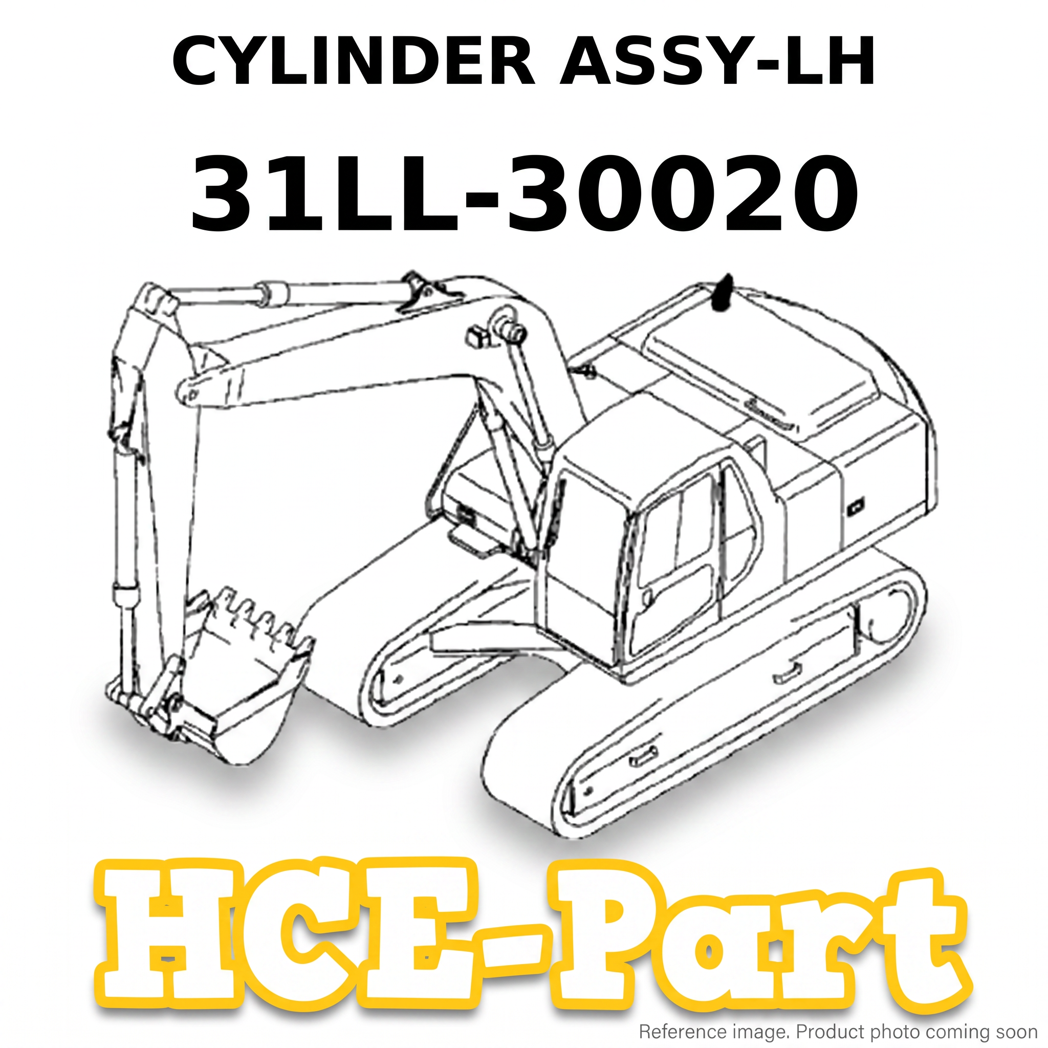 Hyundai 31LD20341 Cylinder Assy alternate angle product photo | stocked in BC, ships Canada-wide