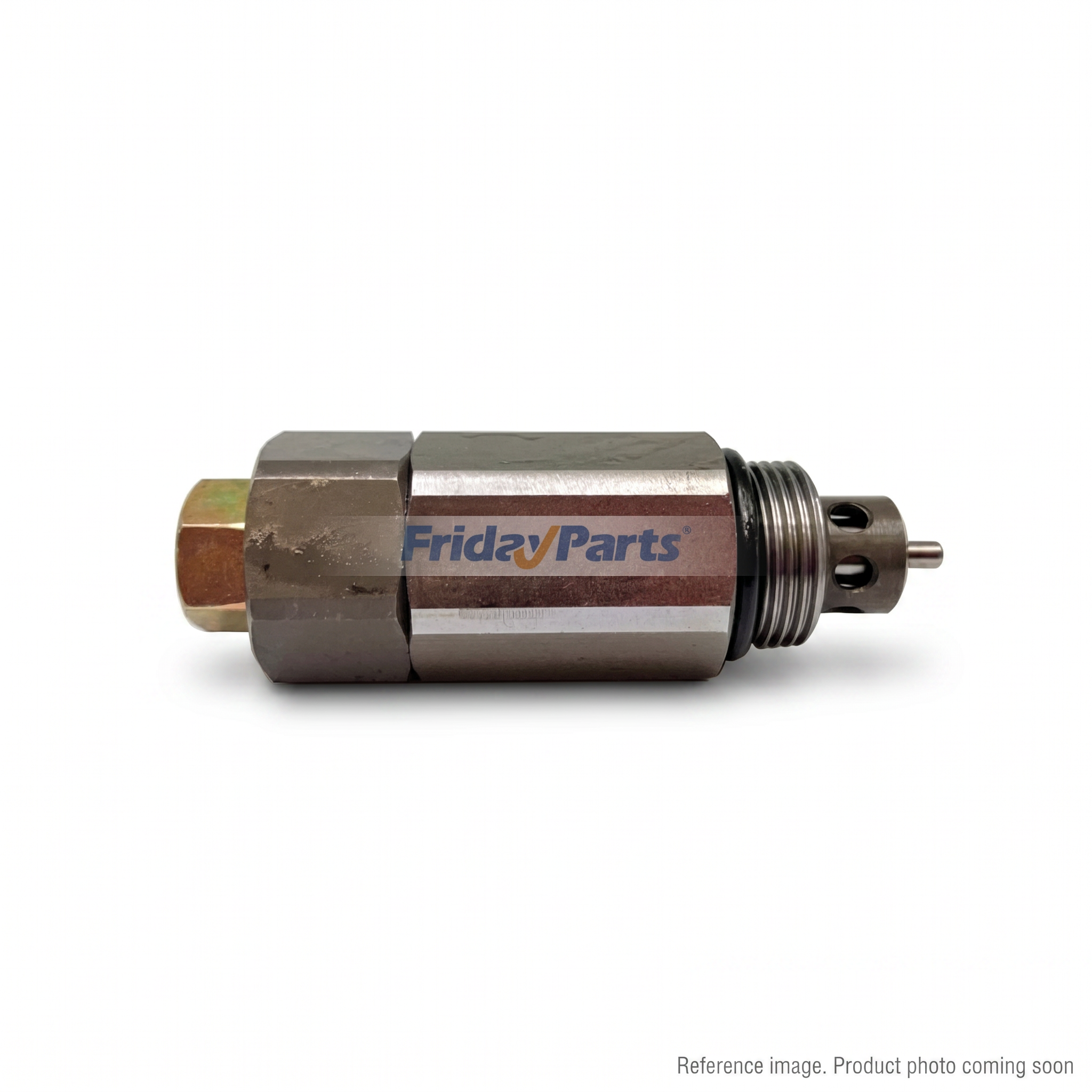 Hyundai 31N490570 Port Relief Valve three-quarter angle product photo | stocked in BC, ships Canada-wide