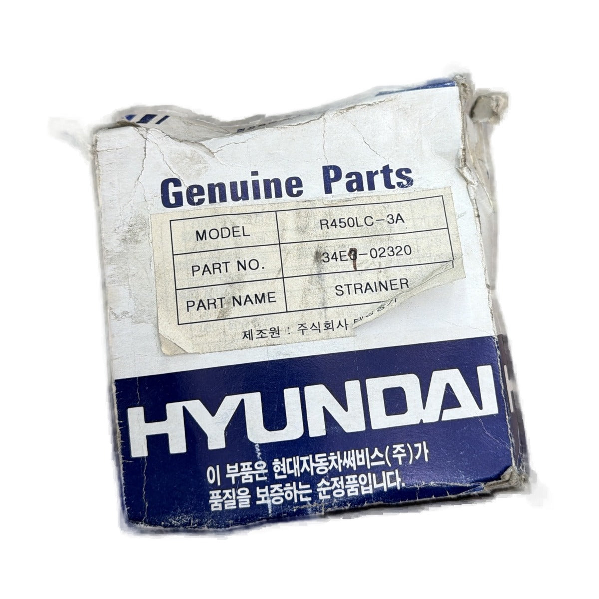 34E7-02320 Hyundai Hydraulic Strainer