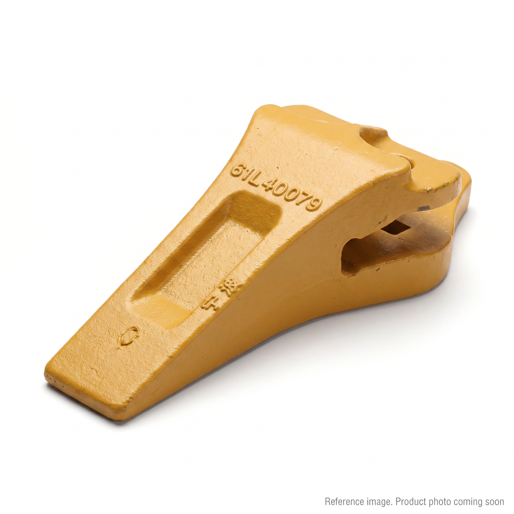 Hyundai 61L40079 Bucket Tooth front product photo | stocked in BC, ships Canada-wide
