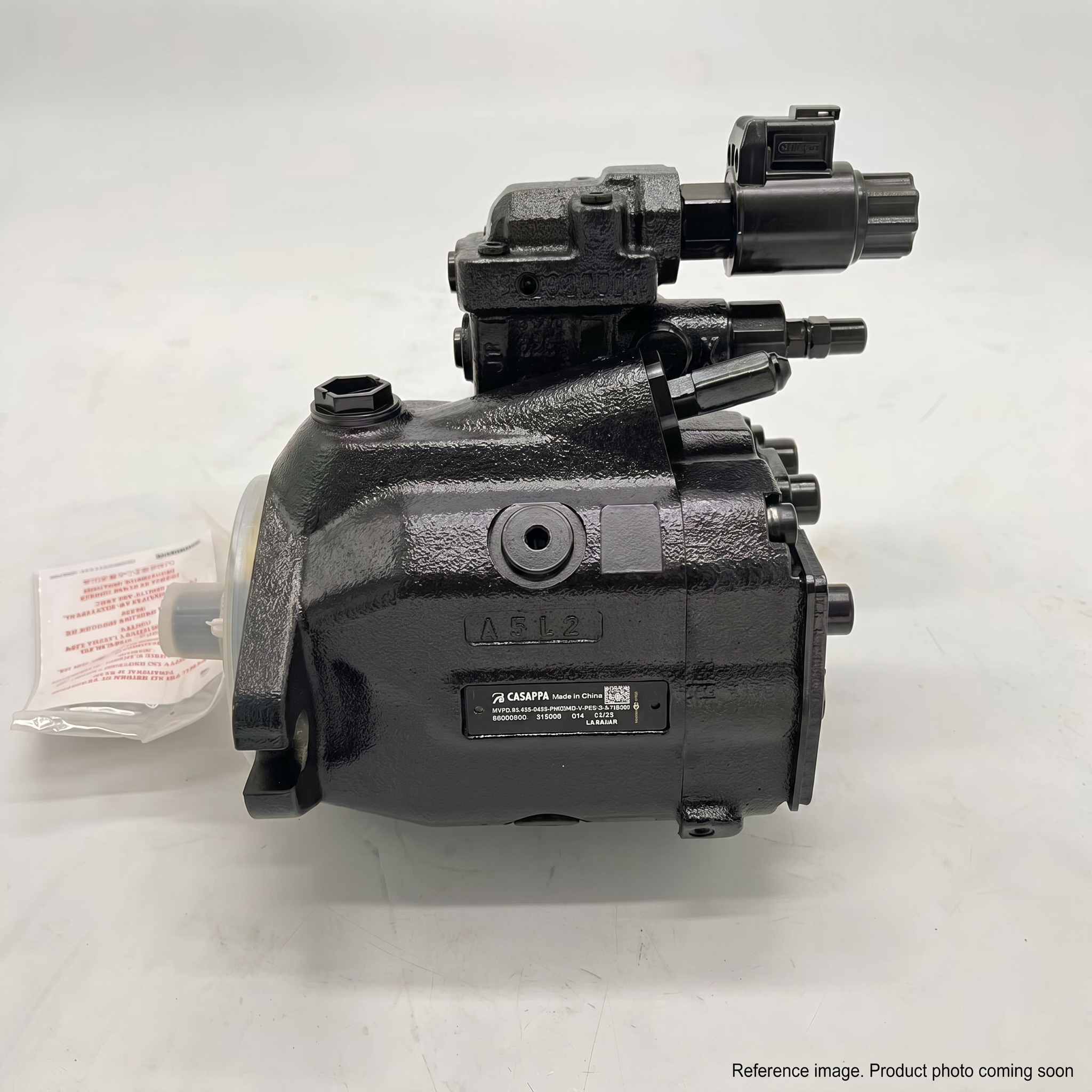 Casappa 804014516 Hydraulic Pumps three-quarter angle product photo | stocked in BC, ships Canada-wide