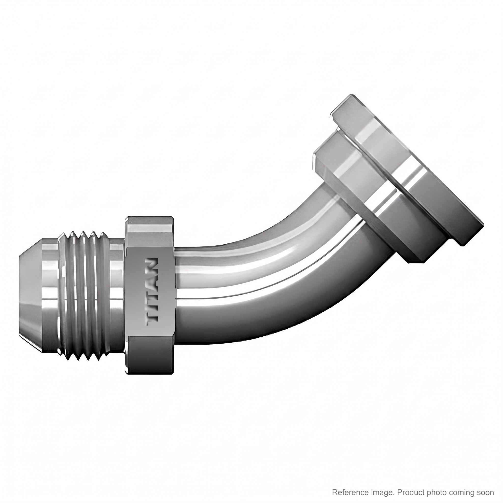Aftermarket 87342-20-16RW 45 Degree SAE Code 61 Flange Fitting front product photo | stocked in BC, ships Canada-wide