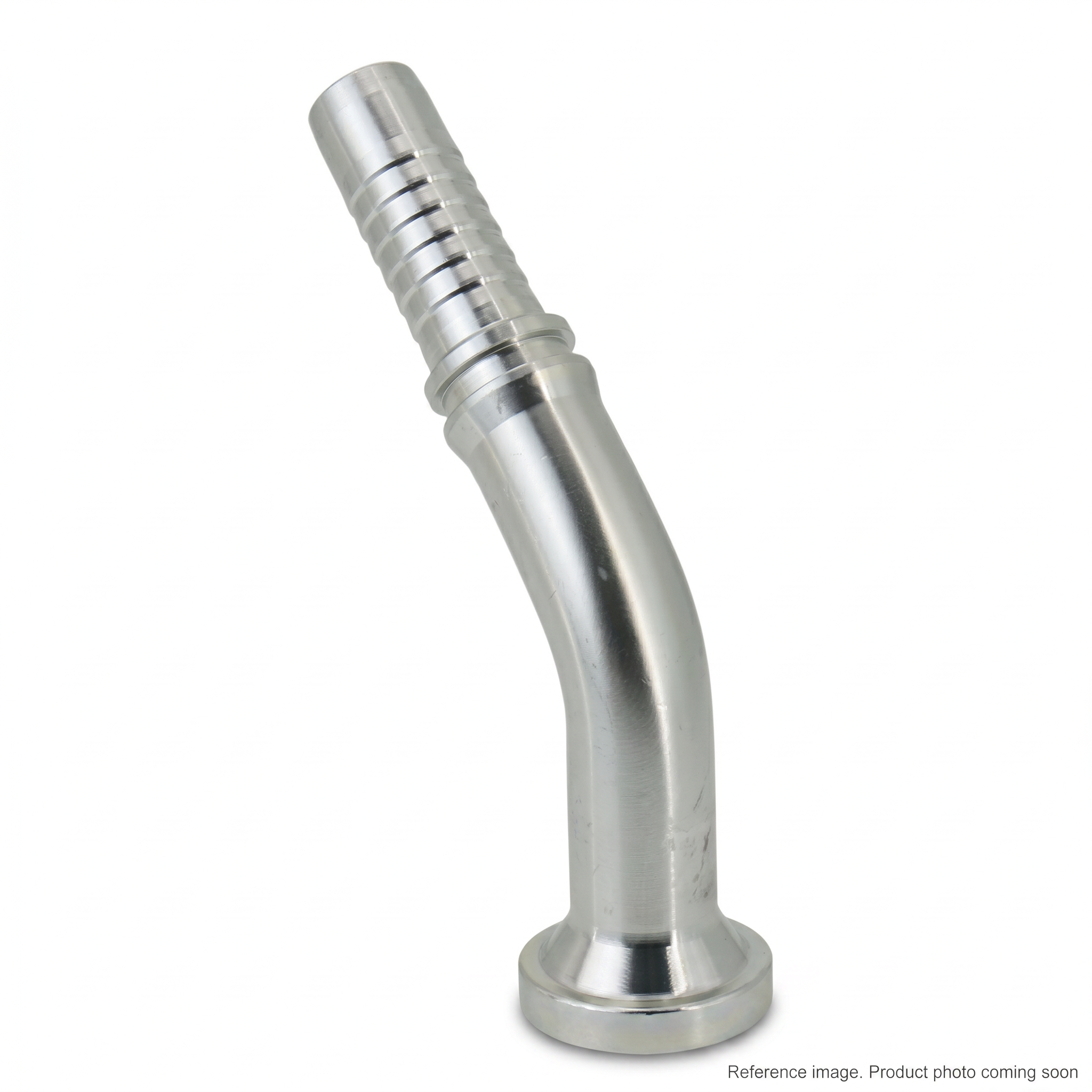 Aftermarket 87342-20-16RW 45 Degree SAE Code 61 Flange Fitting three-quarter angle product photo | stocked in BC, ships Canada-wide