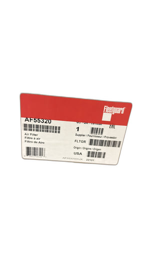 Fleetguard AF55320 Secondary Air Filter | Stocked in BC, Ships Canada-Wide