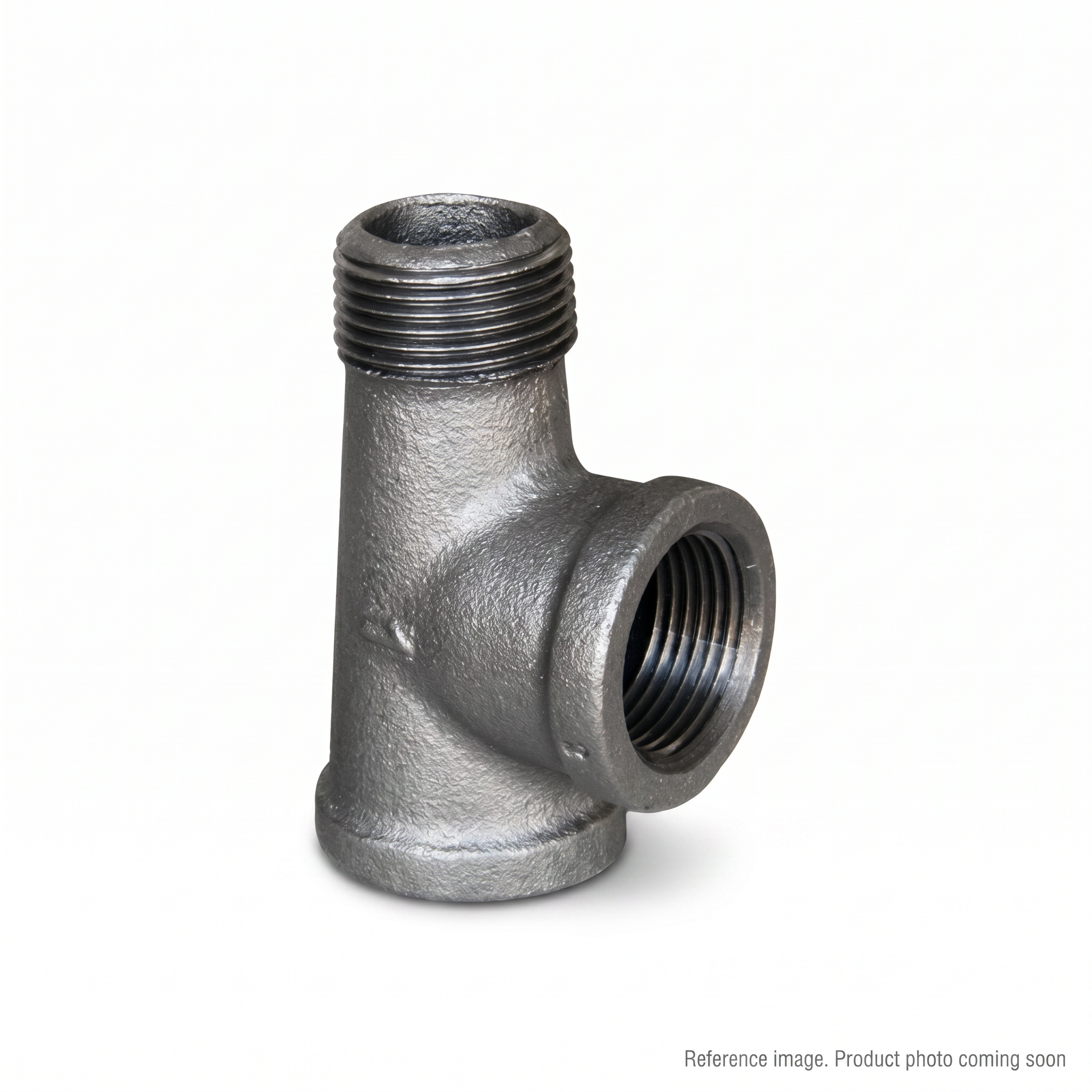 Aftermarket DBM101D Malleable Iron Tee Pipe Fitting alternate angle product photo | stocked in BC, ships Canada-wide