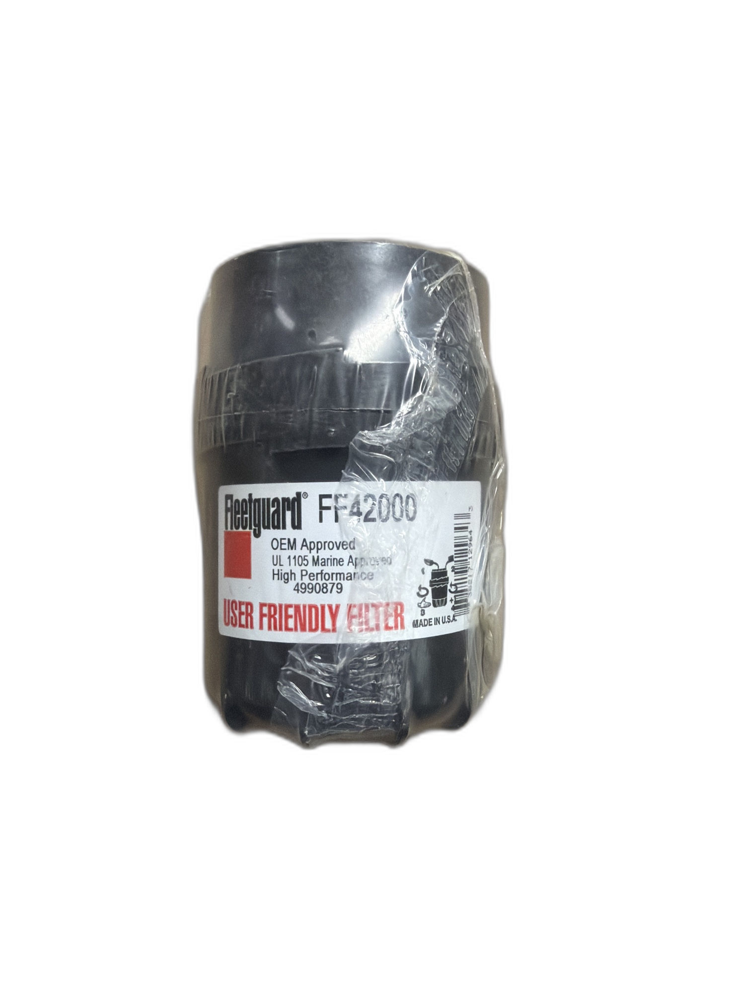 FF42000 Fleetguard Fuel Filter - Fits Cummins diesel engines (specific model fitments not confirmed from accessible primary sources)