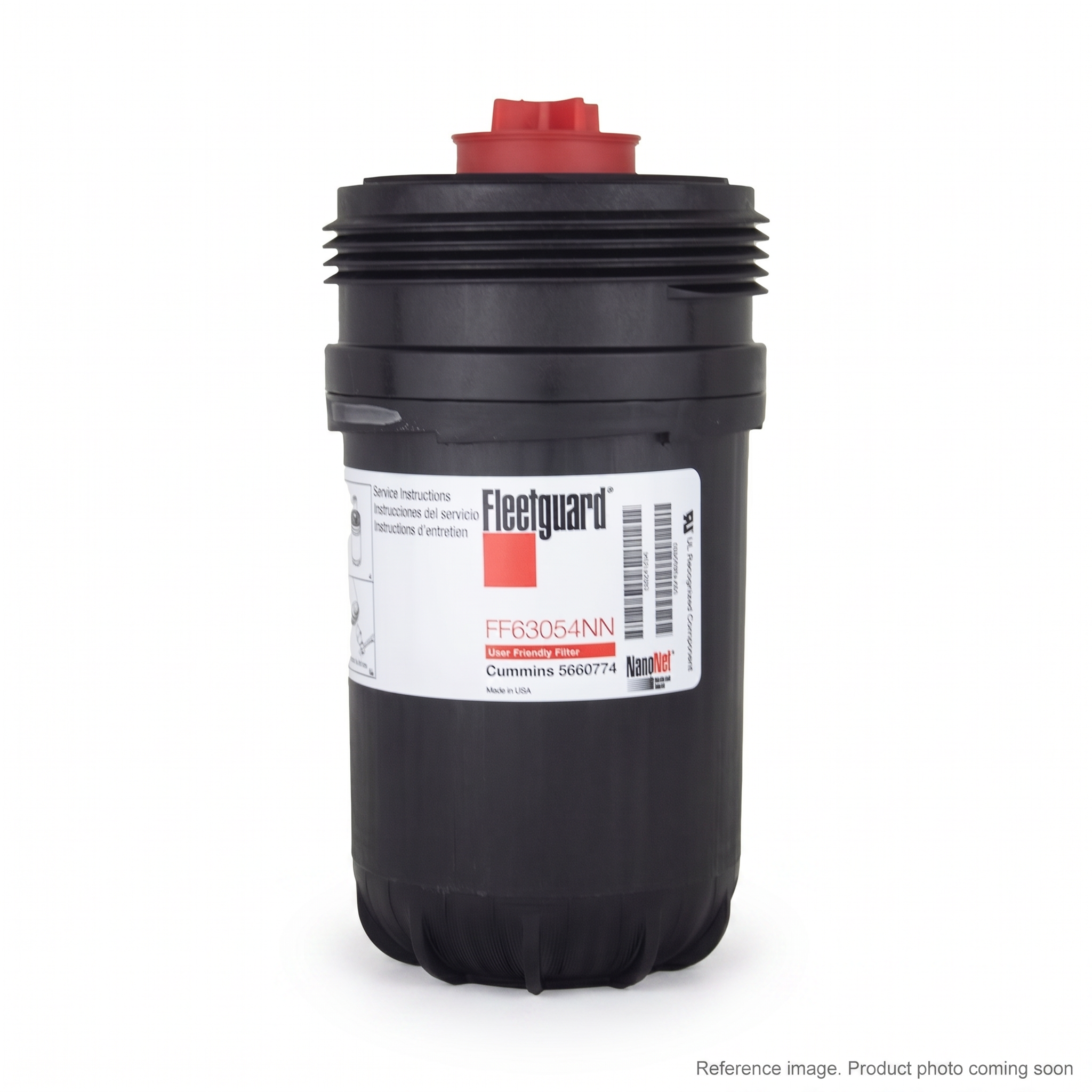 SANY KPU04010560 Fuel Filter alternate angle product photo | stocked in BC, ships Canada-wide