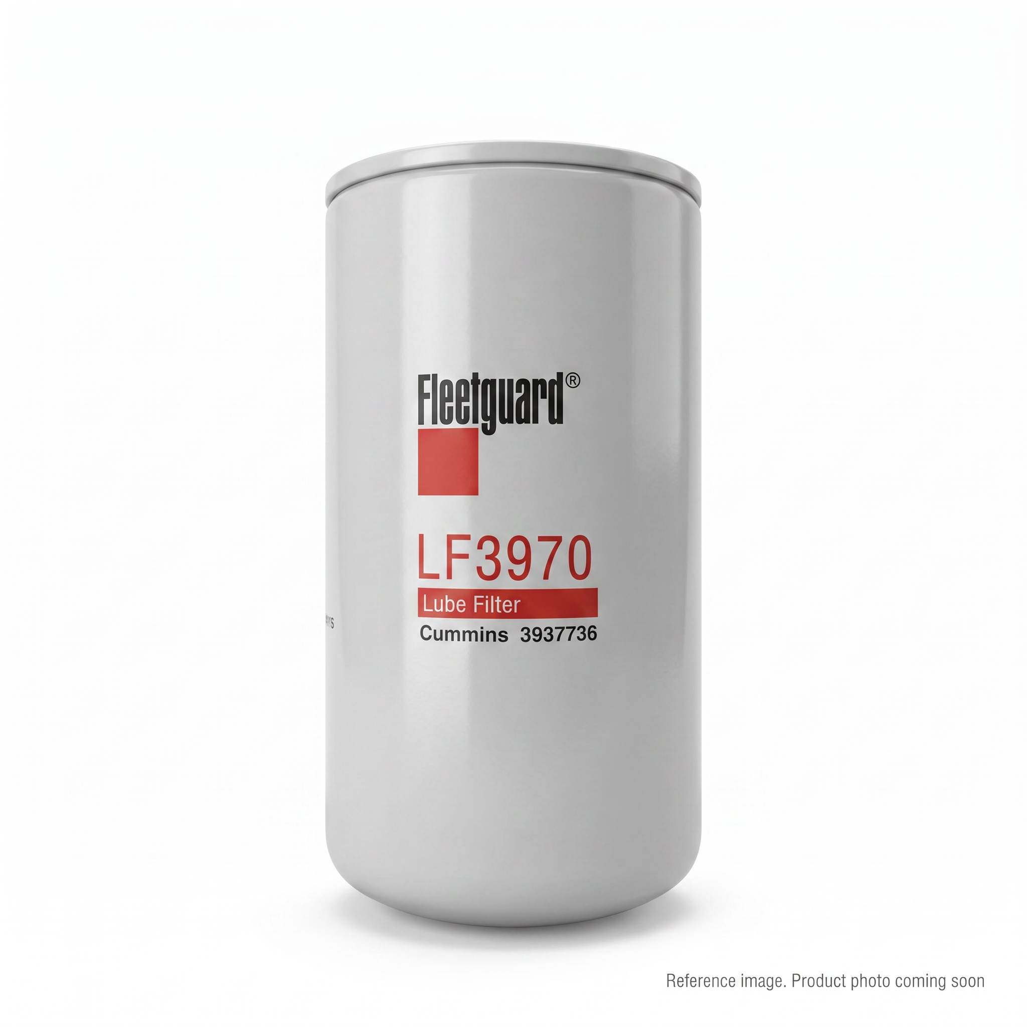 Fleetguard LF3970 Spin-on Lube Oil Filter three-quarter angle product photo | stocked in BC, ships Canada-wide