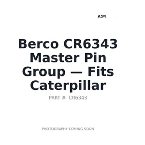 Berco CR6343 Undercarriage Parts | Stocked in BC, Ships Canada-Wide