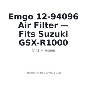 Emgo 12-94096 Filters . Fits Suzuki GSX-R1000 | Fits Suzuki GSX-R1000 | Stocked in BC, Ships Canada-Wide