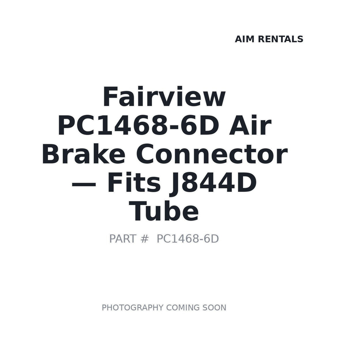 PC1468-6D PC1468-6D Pneumatic Fittings
