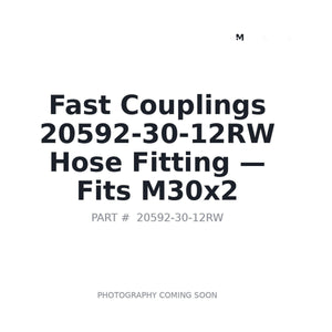Fast Couplings 20592-30-12RW Hydraulic Hose Fittings | Stocked in BC, Ships Canada-Wide
