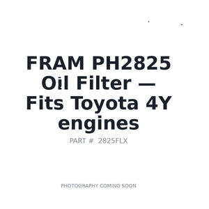 FRAM PH2825 Filters | Fits Toyota 4Y engines | Stocked in BC, Ships Canada-Wide