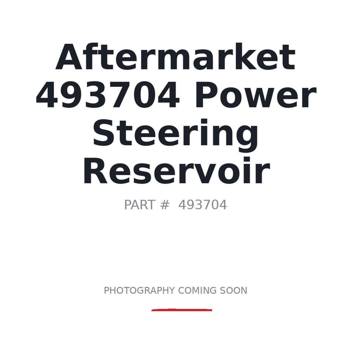 Freightliner 493704 Power Steering Reservoir