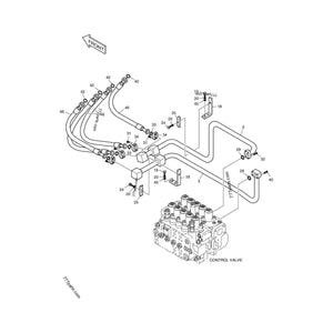 Hyundai 21801026D19 Seals | Fits Doosan/Hyundai DX300LC | Stocked in BC, Ships Canada-Wide