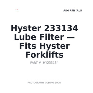 Hyster 233134 Filters | Fits Hyster forklifts | Stocked in BC, Ships Canada-Wide