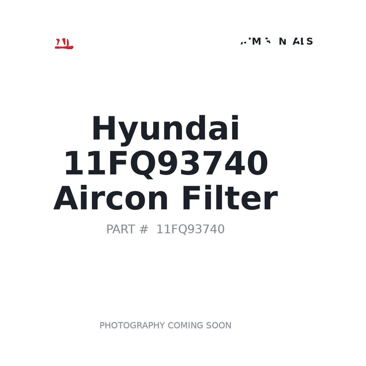 11FQ93740 Hyundai Aircon Filter