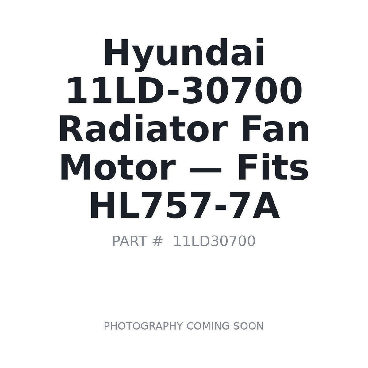 11LD-30700 Hyundai Hydraulic Motors . Fits HL757-7A