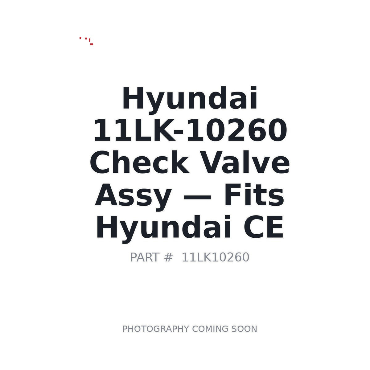 11LK-10260 Hyundai Valves