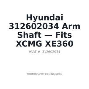 Hyundai 312602034 Arm Shaft | Stocked in BC, Ships Canada-Wide