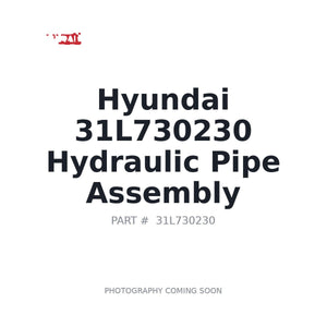 Hyundai 31L730230 Hydraulic Pipe Assembly | Fits Hyundai HL series wheel loaders | Stocked in BC, Ships Canada-Wide