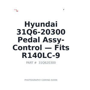 Hyundai 31Q6-20300 Hydraulic Controls . Fits R140LC-9 | Fits Hyundai R140LC-9 | Stocked in BC, Ships Canada-Wide