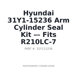 Hyundai 31Y1-15236 Hydraulic Seals . Fits R210LC-7 | Fits Hyundai R210LC-7 | Stocked in BC, Ships Canada-Wide