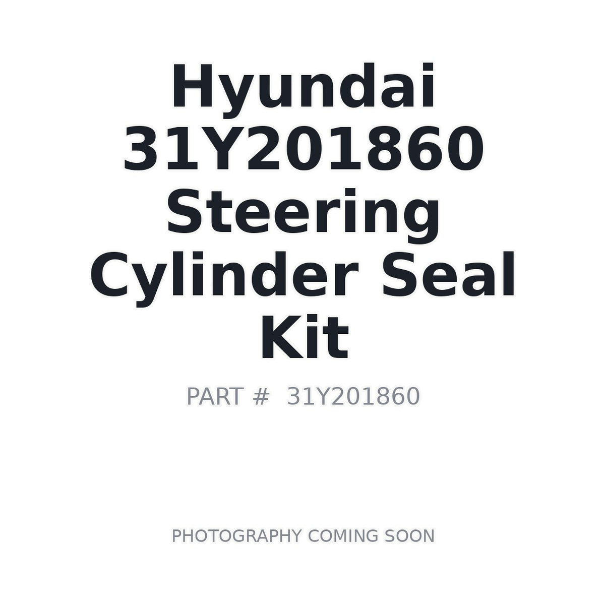 31Y201860 Hyundai Steering Cylinder Seal Kit