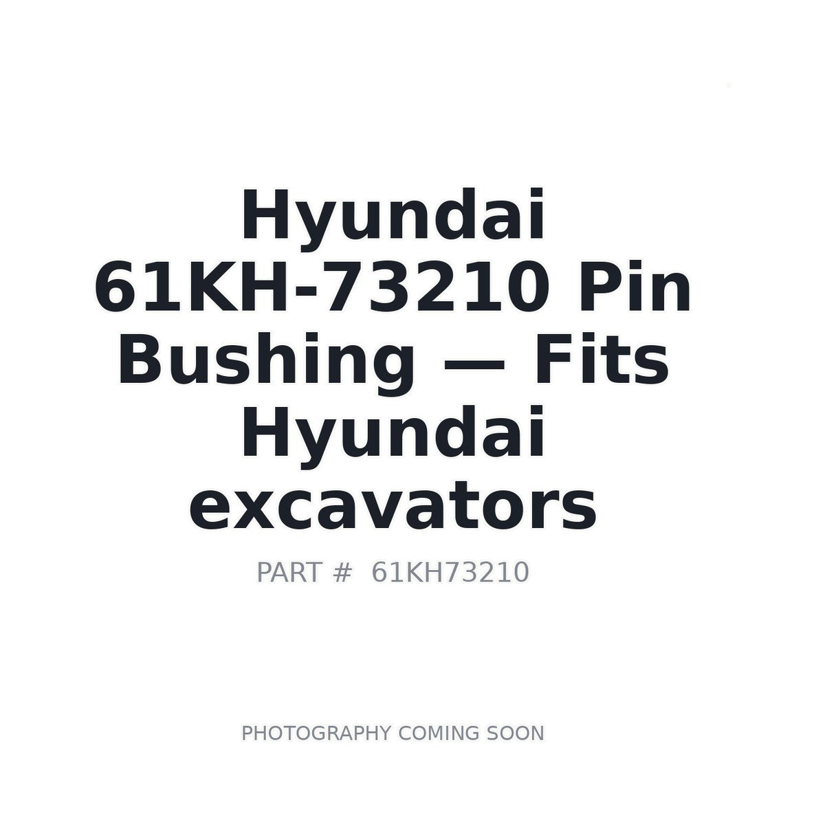 61KH-73210 Hyundai Bushings