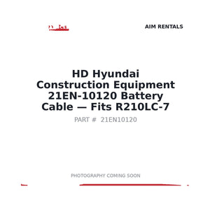 Hyundai HCE 21EN10120 Electrical Cables . Fits R210LC-7 | Fits Hyundai R210LC-7 | Stocked in BC, Ships Canada-Wide