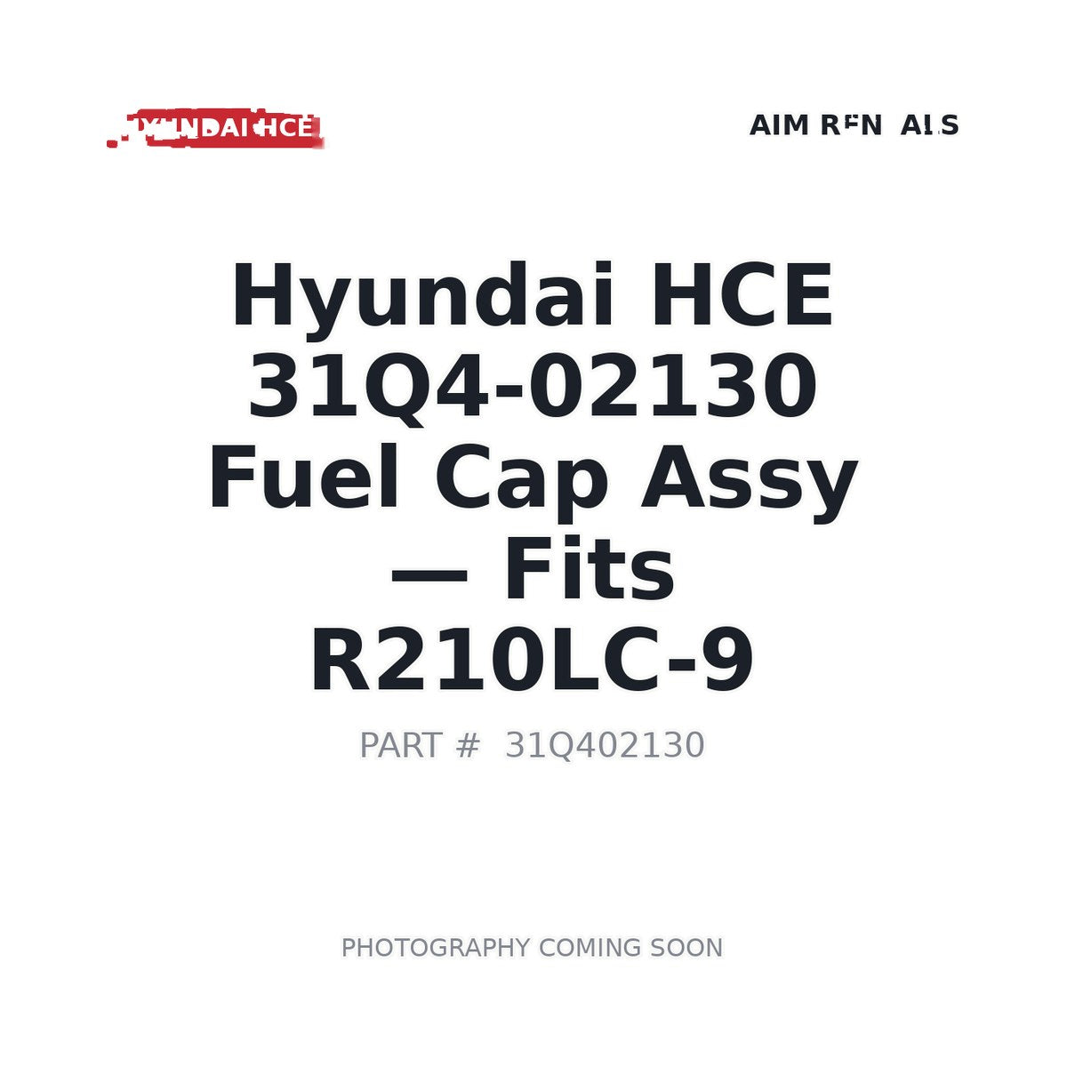 31Q4-02130 Hyundai 31Q4-02130 Filters . Fits R210LC-9