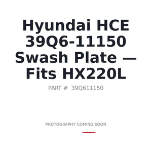 Hyundai HCE 39Q6-11150 Hydraulic Pump Parts | Fits Hyundai HX220L | Stocked in BC, Ships Canada-Wide