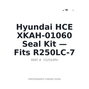 Hyundai HCE XKAH-01060 Seal Kits . Fits R250LC-7 | Fits Hyundai R250LC-7 | Stocked in BC, Ships Canada-Wide