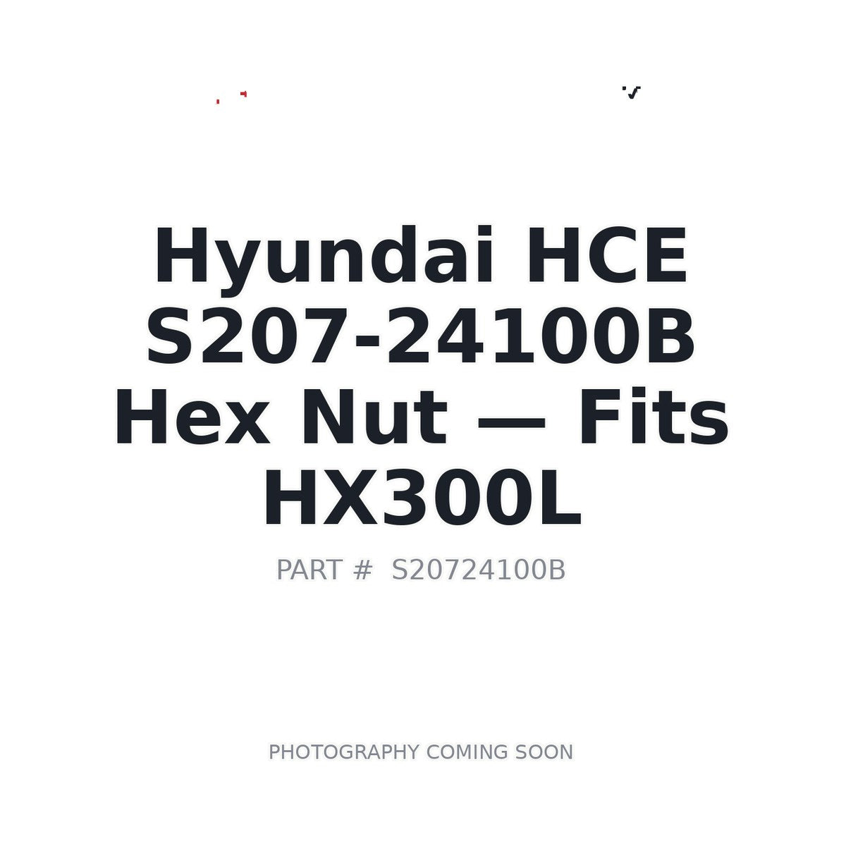 S207-24100B Hyundai S207-24100B Fasteners