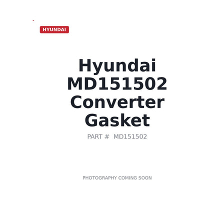 MD151502 Hyundai Converter Gasket