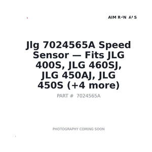 JLG 7024565A Speed Sensor | Fits JLG 400S, JLG 460SJ | Stocked in BC, Ships Canada-Wide