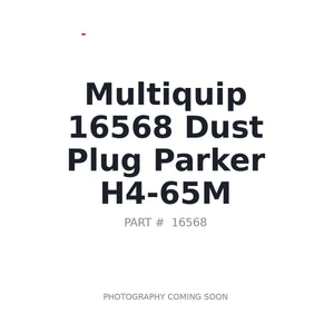 Multiquip 16568 Hydraulic Plug | Fits Multiquip equipment | Stocked in BC, Ships Canada-Wide