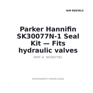 Parker SK30077N1 Hydraulic Seals | Fits Parker hydraulic valves | Stocked in BC, Ships Canada-Wide