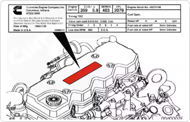 4354099 Cummins Hose Cover