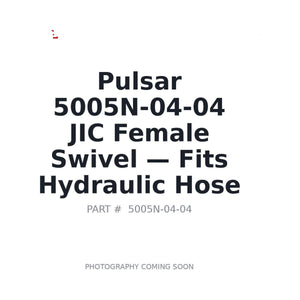 Pulsar 5005N-04-04 Hydraulic Fittings | Fits Hydraulic hose | Stocked in BC, Ships Canada-Wide