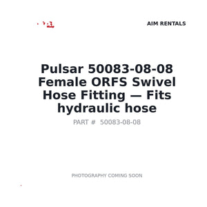 Pulsar 50083-08-08 Hydraulic Hose Fittings | Fits Hydraulic hose | Stocked in BC, Ships Canada-Wide