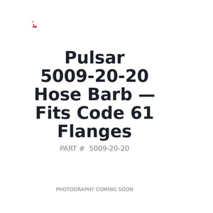 Pulsar 5009-20-20 Hydraulic Hose Fittings | Fits Code 61 flanges | Stocked in BC, Ships Canada-Wide