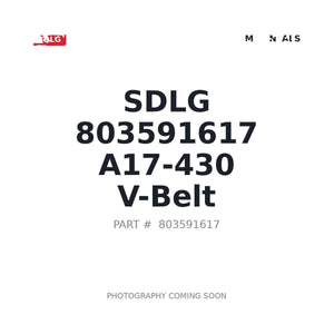 SDLG 803591617 Belt | Fits SDLG L958H | Stocked in BC, Ships Canada-Wide