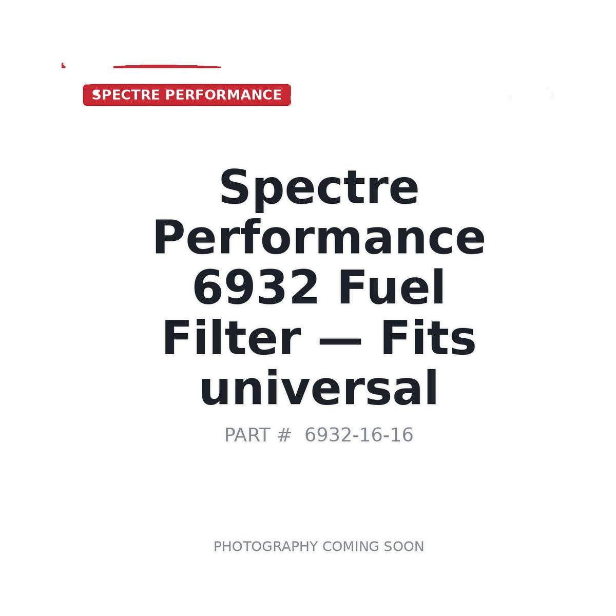 6932 Performance 6932 Filters