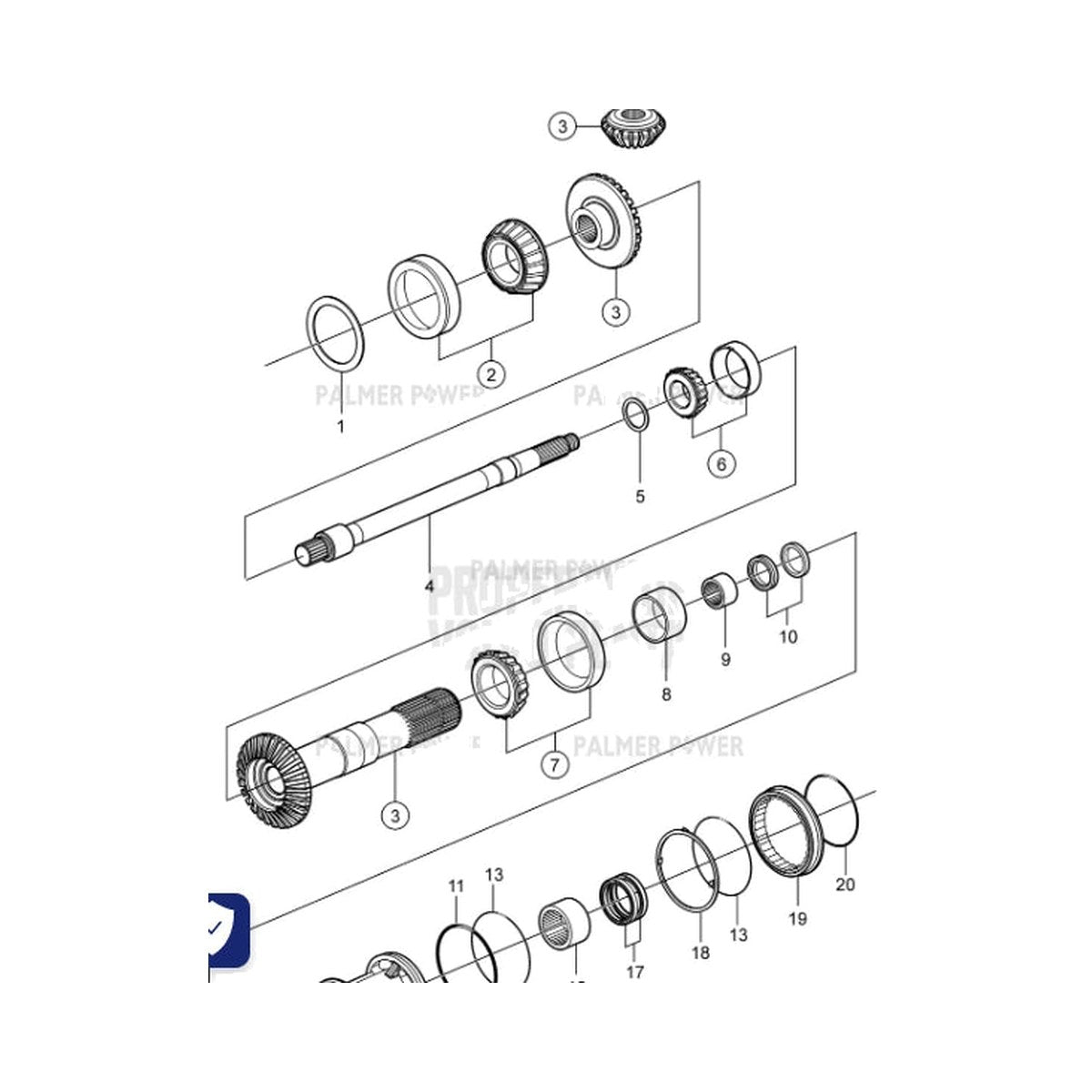 1036-00300 Volvo Heavy Equipment Bushings & Rings