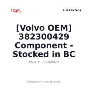 Volvo 382300429 Component | Stocked in BC, Ships Canada-Wide