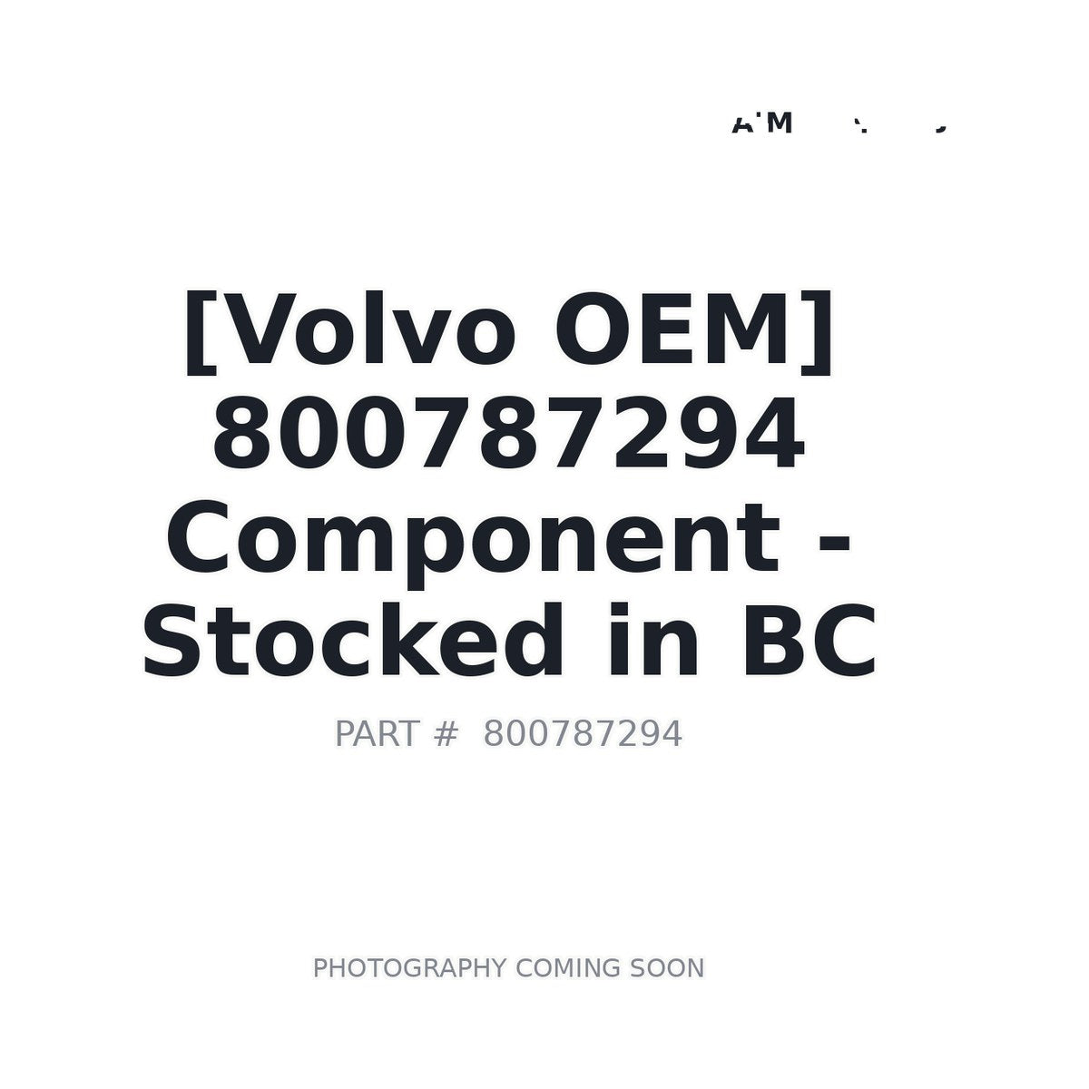 800787294 Volvo Component